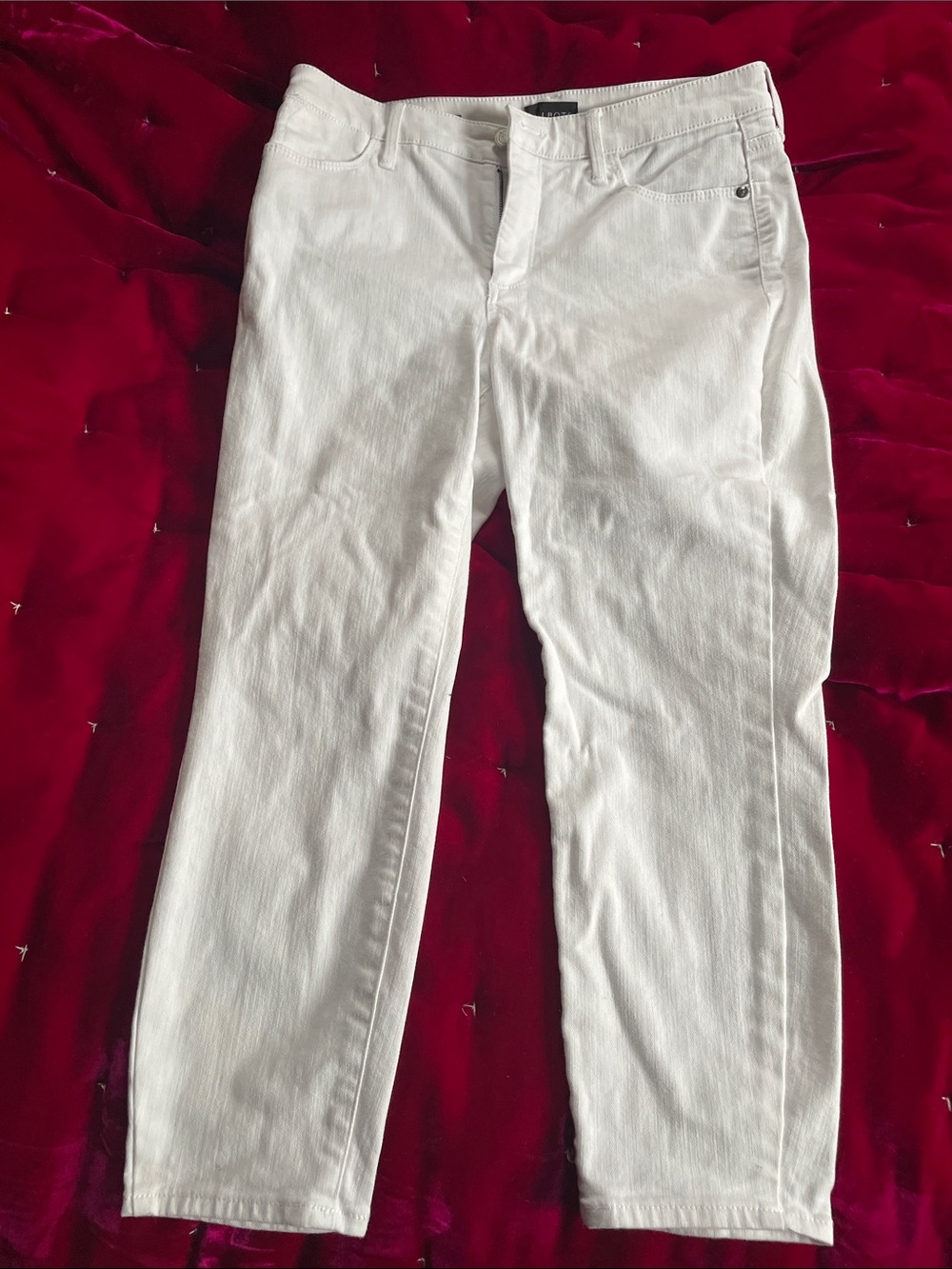 Talbots White Jegging Crop Jeans